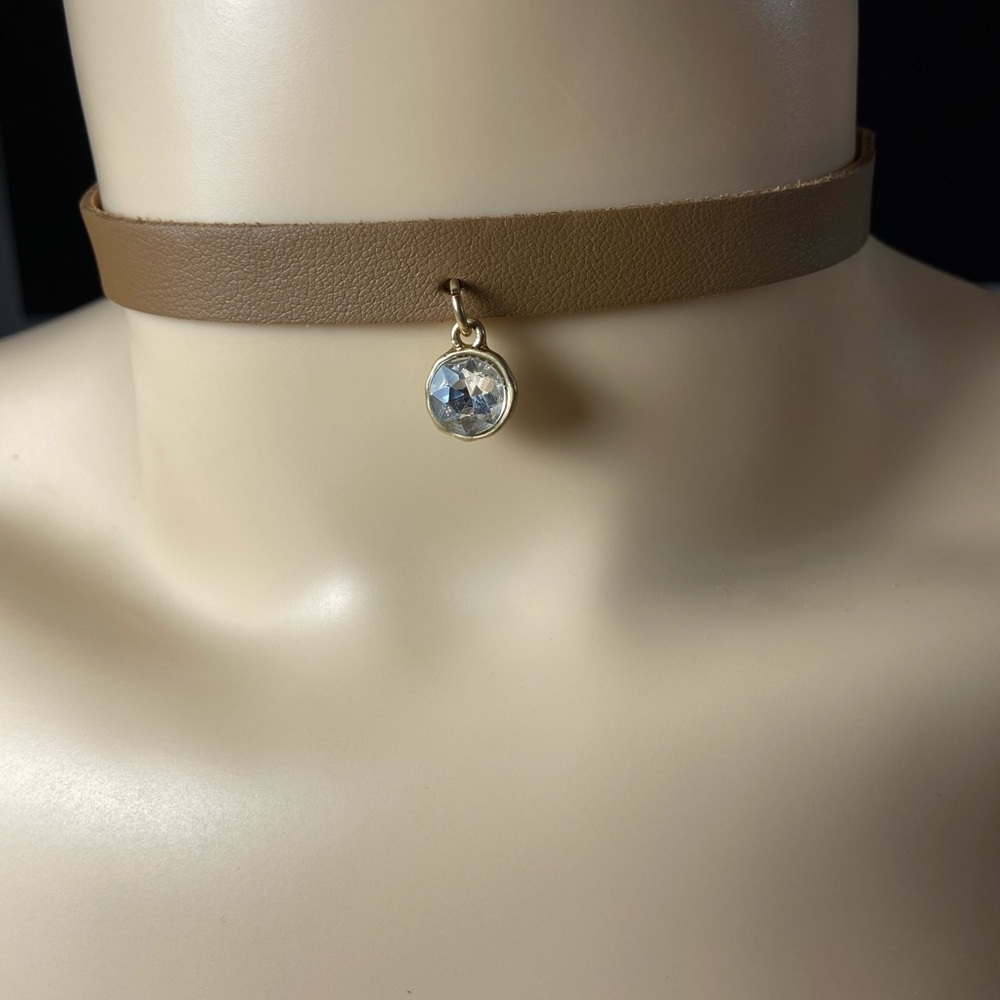 Brown Choker Necklace